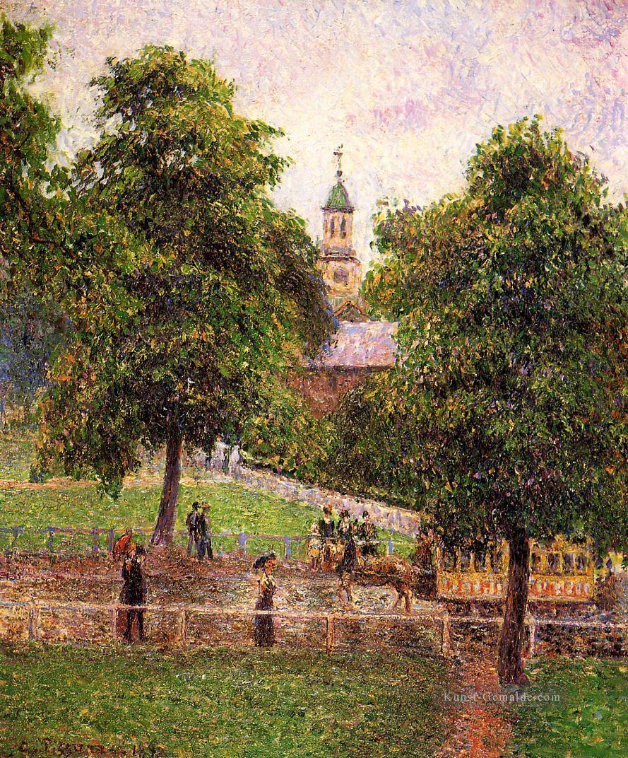 Kirche in Kew 1892 Camille Pissarro Szenerie Ölgemälde